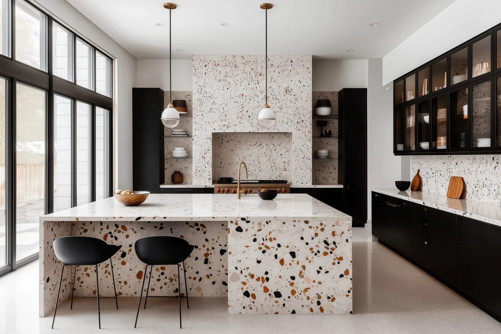 Ce este Terrazzo? Modalități creative de a utiliza acest material atemporal în casa ta