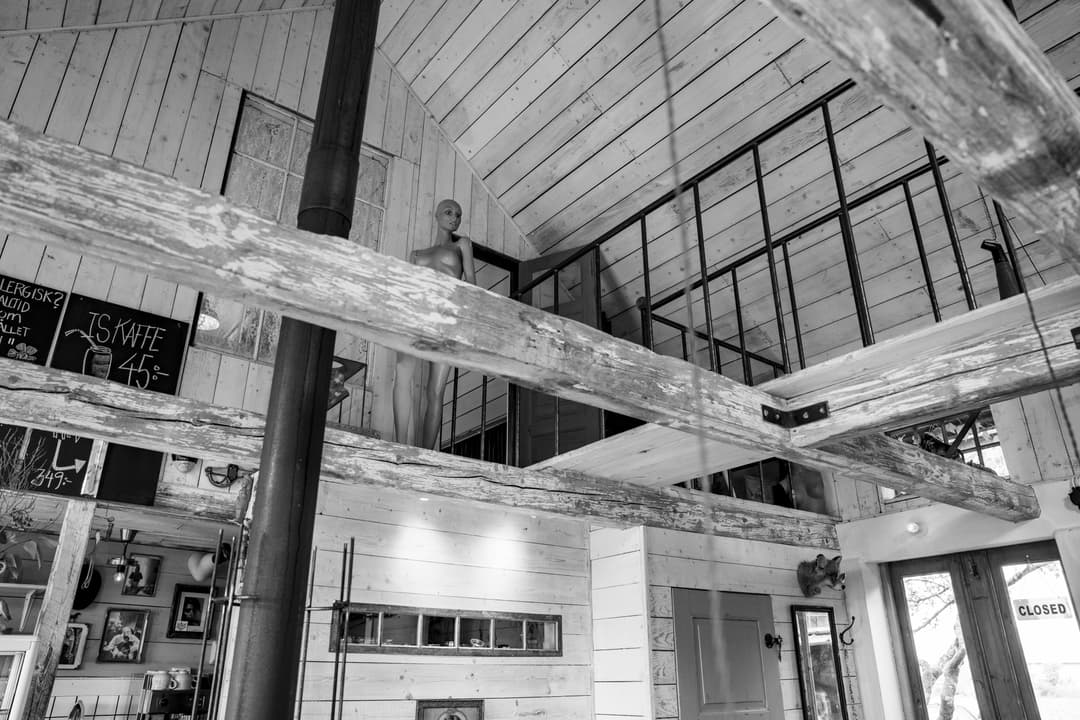 Design scandinav cu influențe industriale