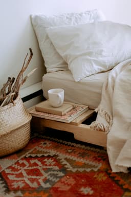 Dormitor boho cu buget redus