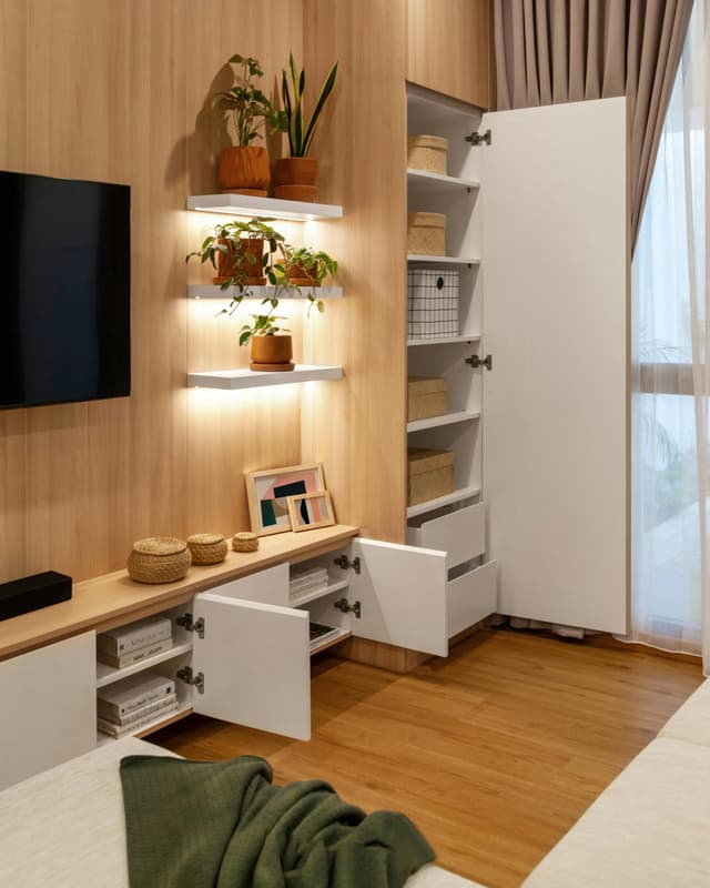 Biophilic design: adu natura în living prin plantă verticală