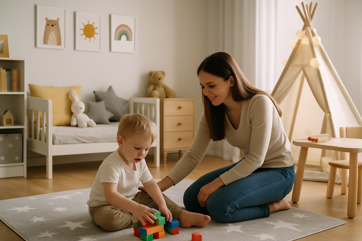 Amenajarea camerei copiilor: siguranță și creativitate