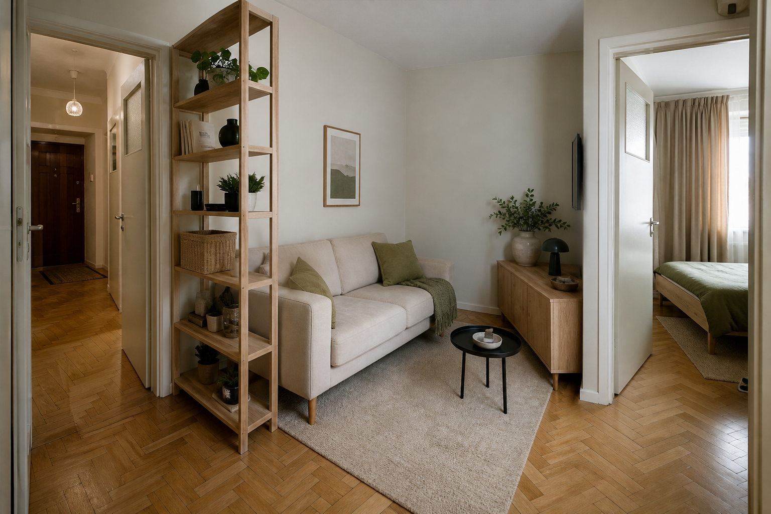 Amenajare cameră de trecere: mobilier, circulație și intimitate