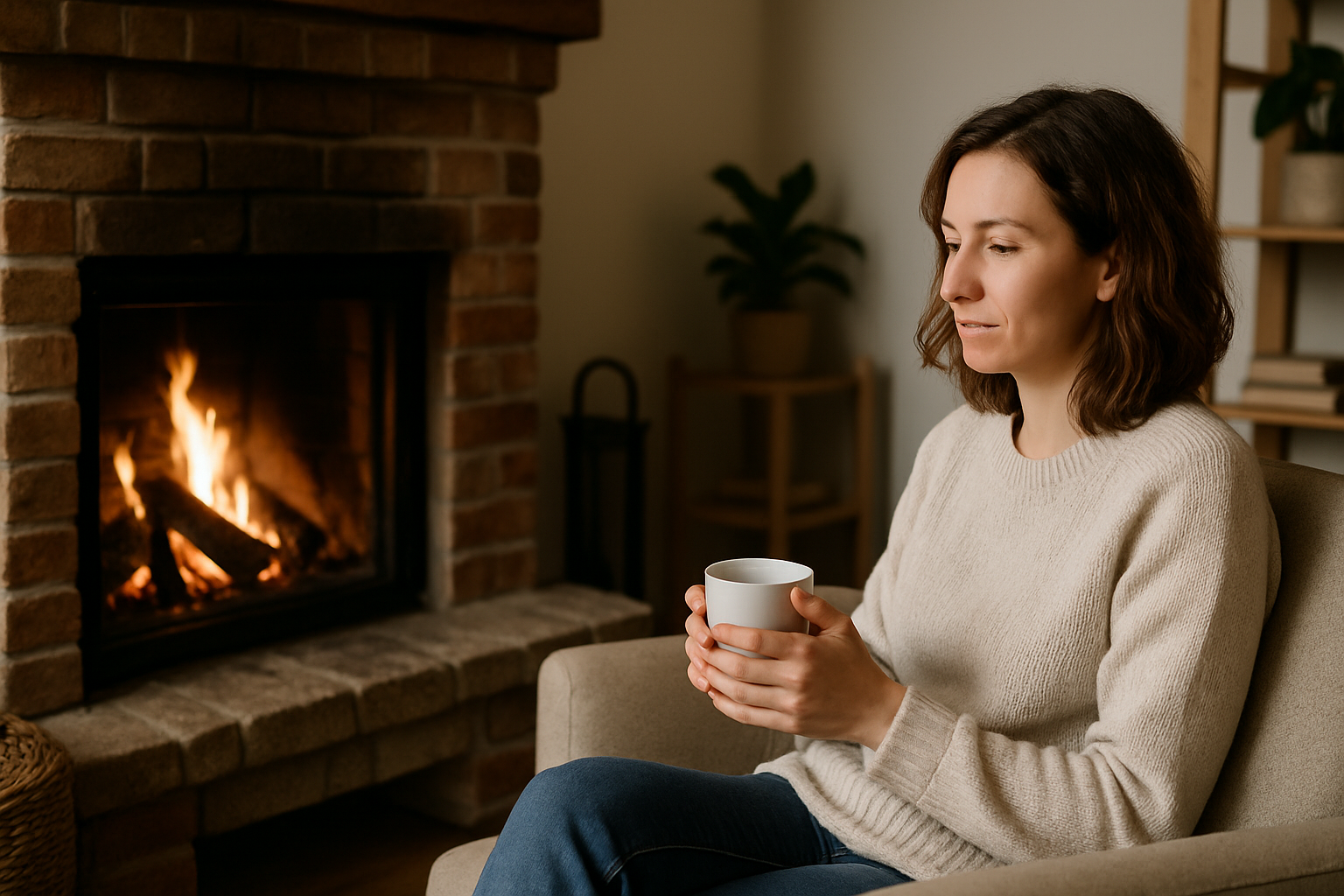 Cum am creat un spațiu de relaxare lângă șemineu