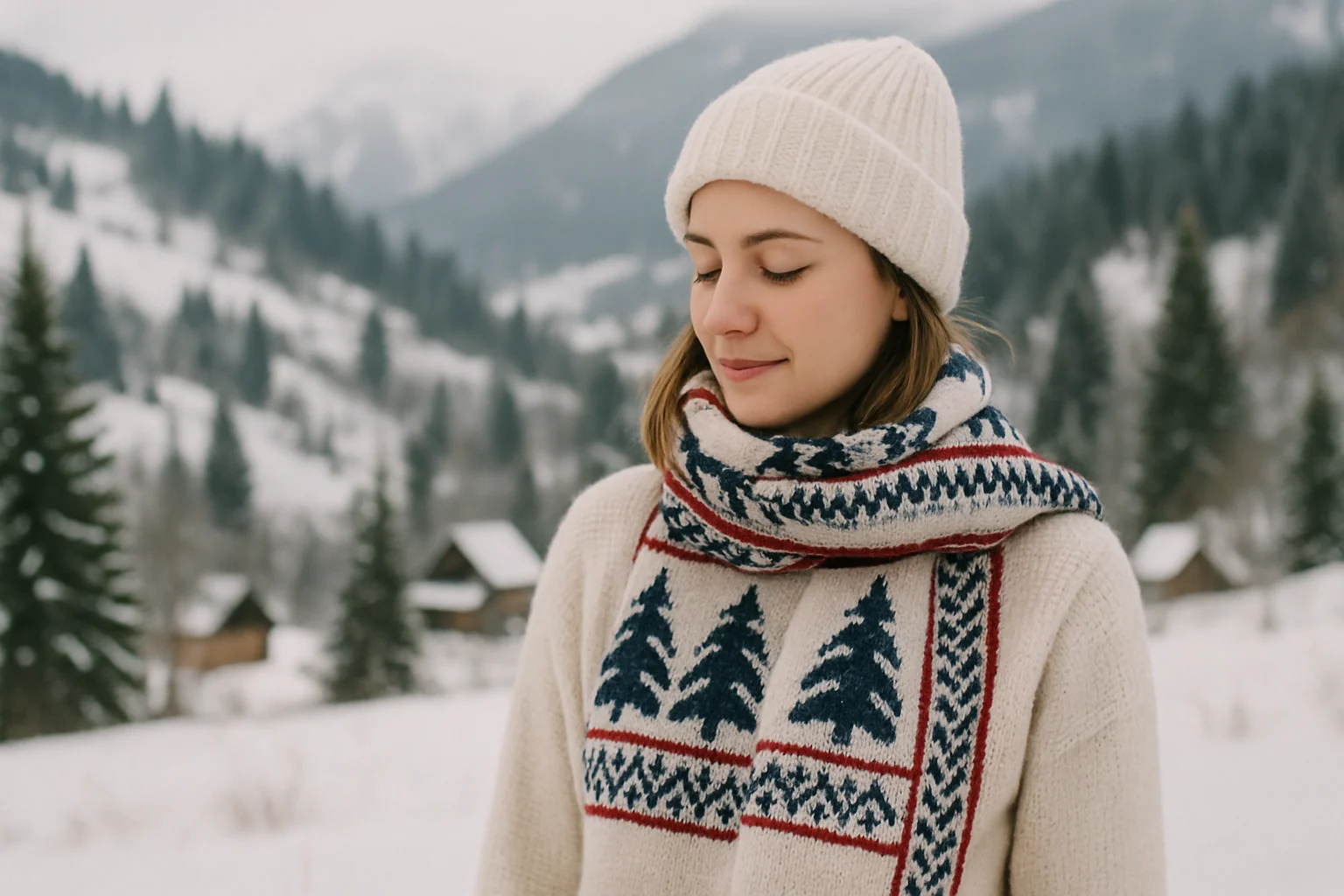 Design inspirat de peisajele de iarnă ale României