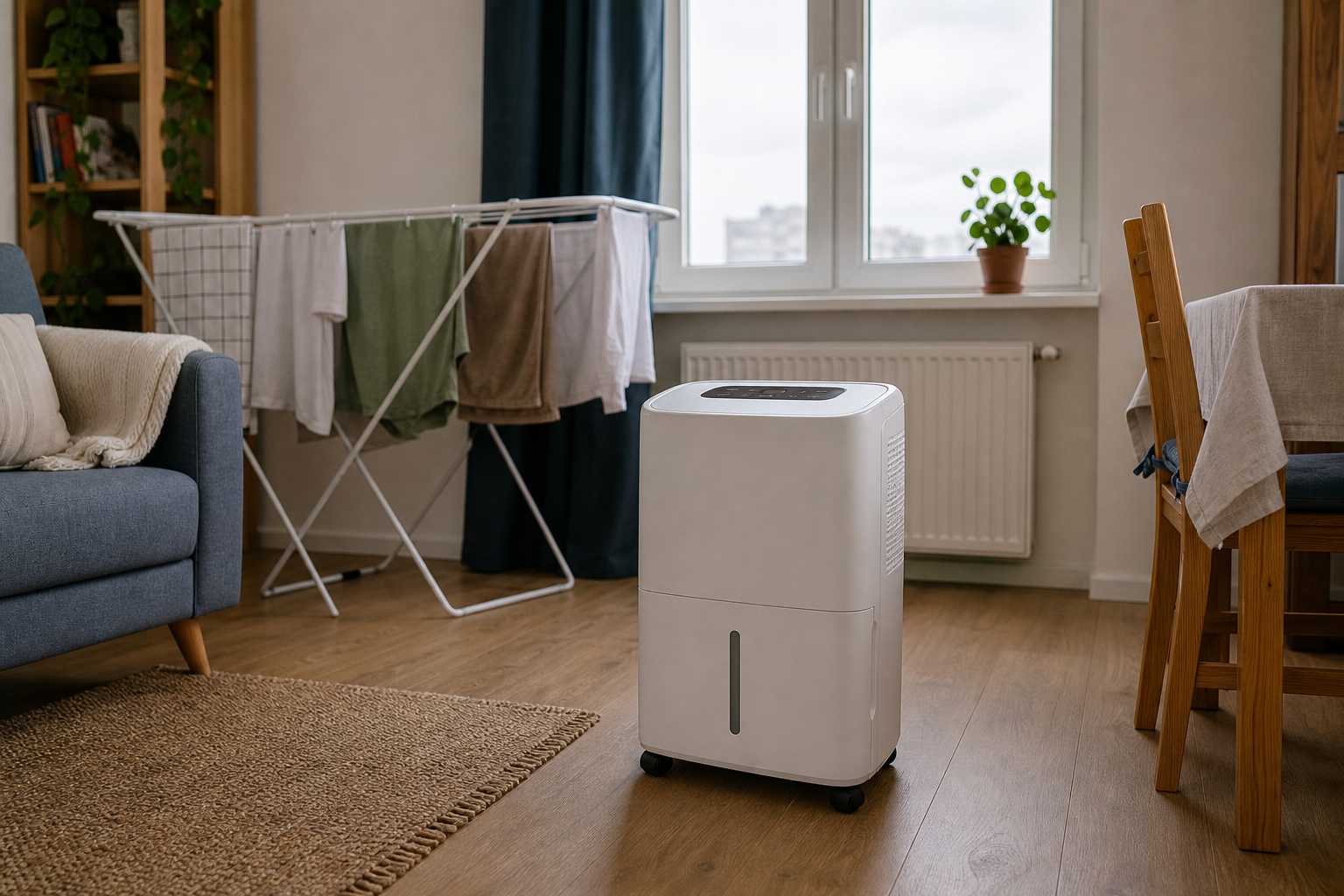 Dezumidificator pentru apartament: cum alegi capacitatea și drenajul