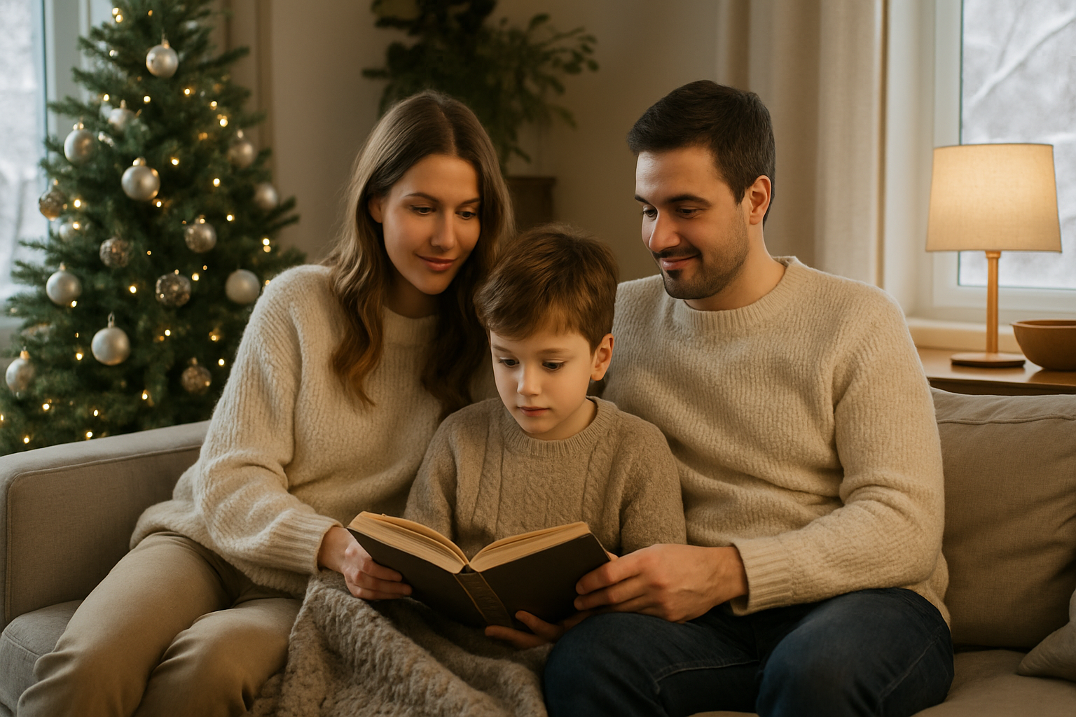 Idei de amenajare pentru camera de familie iarna