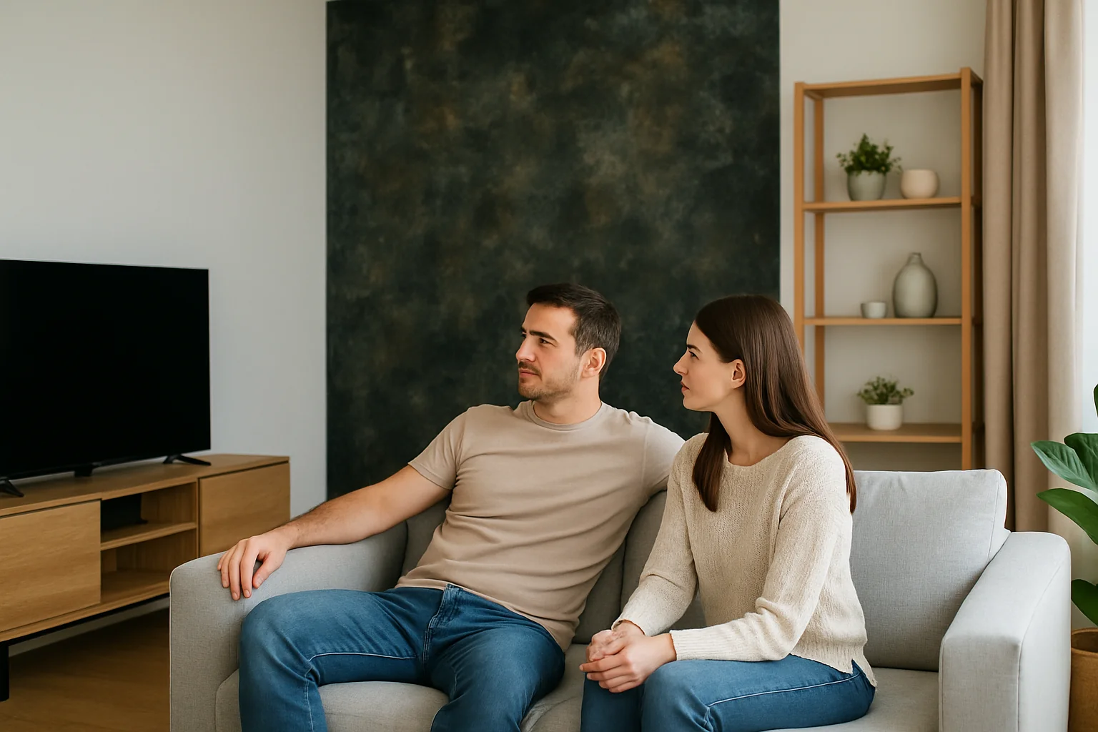 Idei de amenajare pentru living cu perete de accent