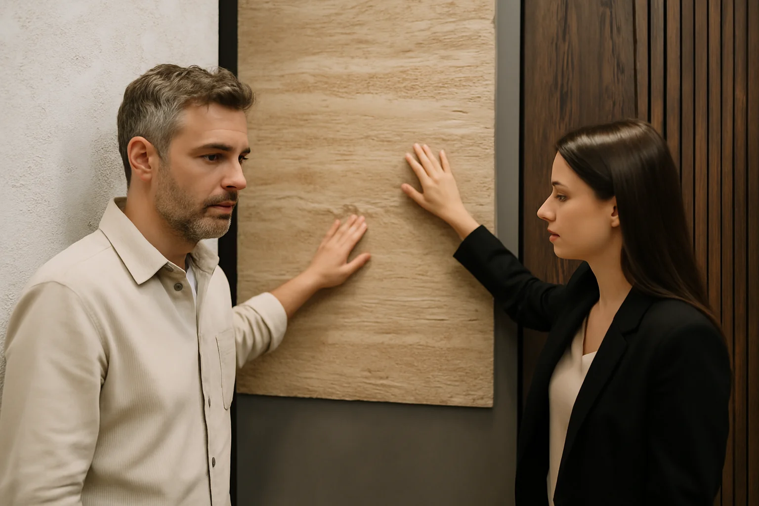 Idei pentru pereți statement: texturi și materiale inovative