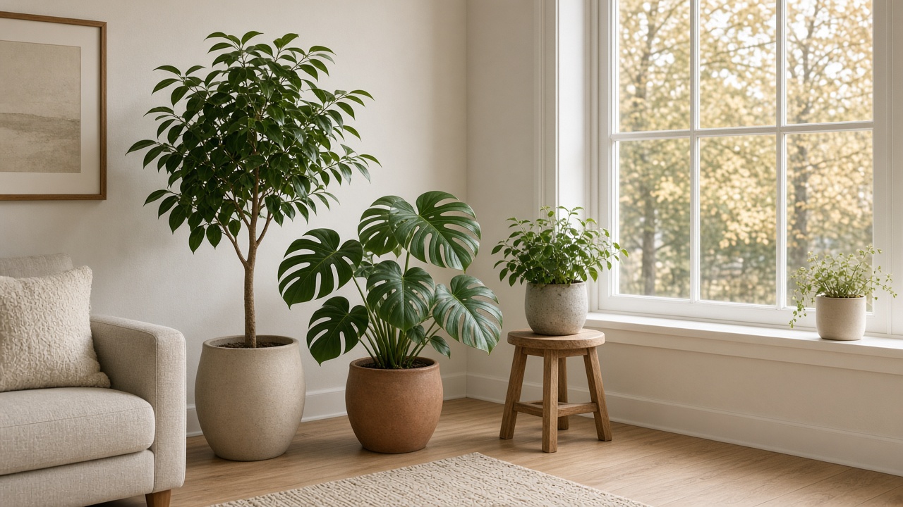 Plantele de interior toamna: când le muți de pe balcon și cum le așezi pentru lunile cu lumină puțină