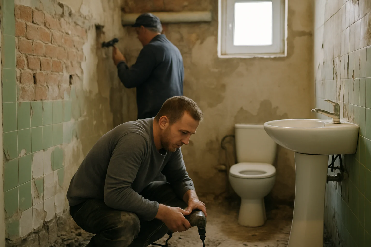 Proiect real: renovarea băii într-un apartament de bloc din anii '80