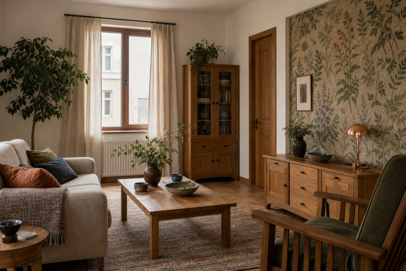 Stilul Arts and Crafts în amenajări: materiale, mobilier și patternuri