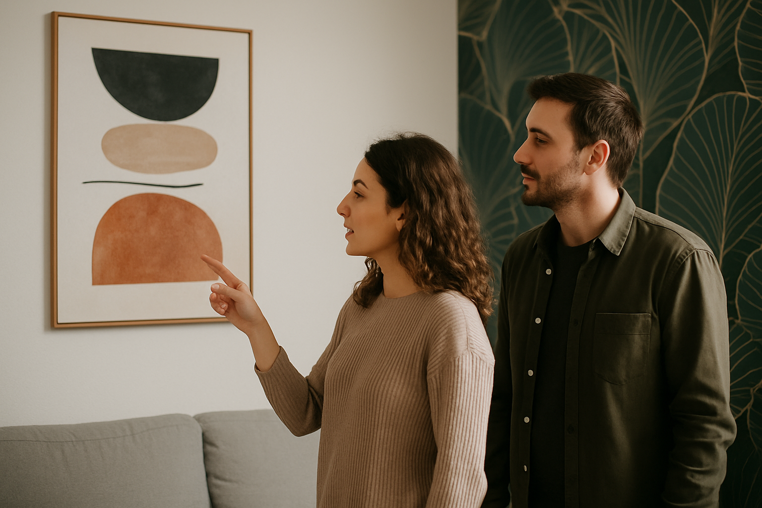 Tendințe în decorarea pereților: artă și tapet modern