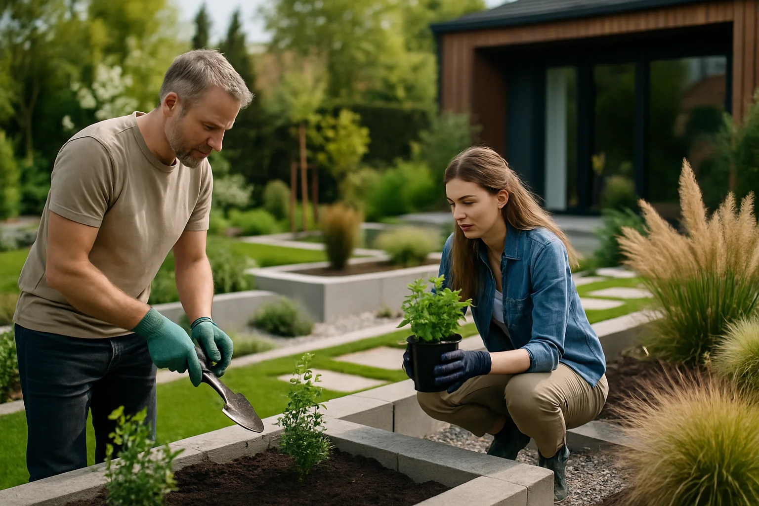 Tendințe în grădinăritul modern integrat în design