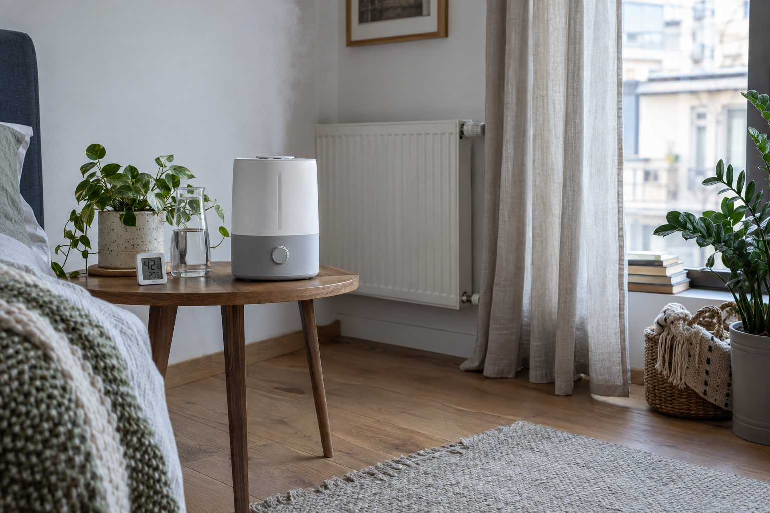 Umidificator pentru apartament: cum alegi tipul, debitul și întreținerea