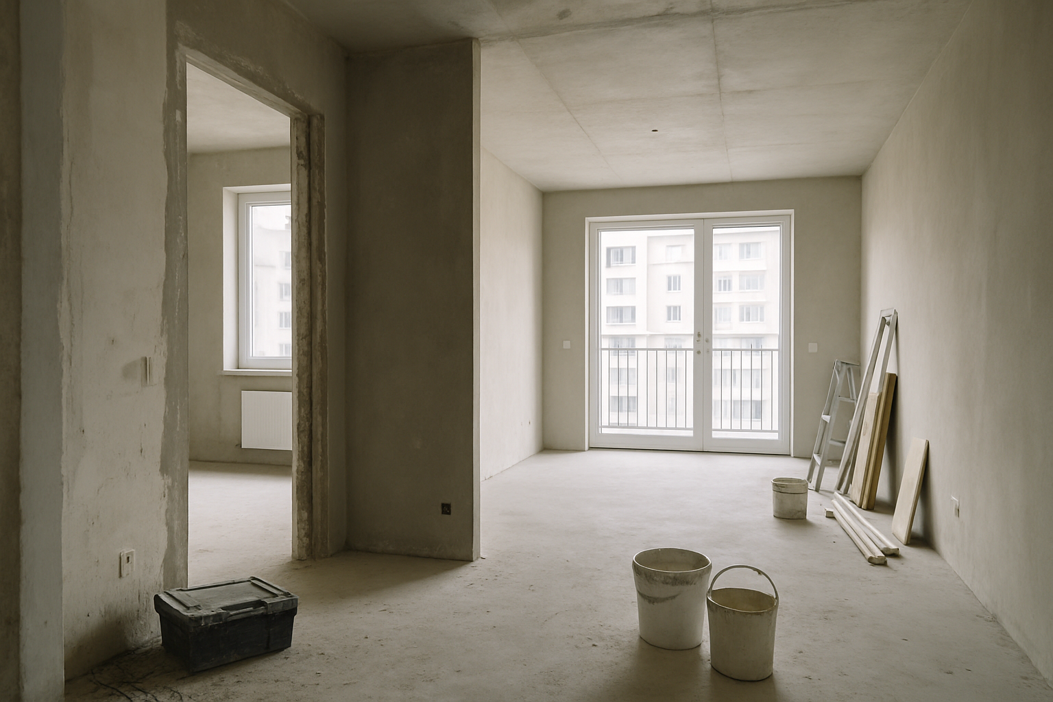 Renovare apartament cu 2 camere: plan, buget și soluții