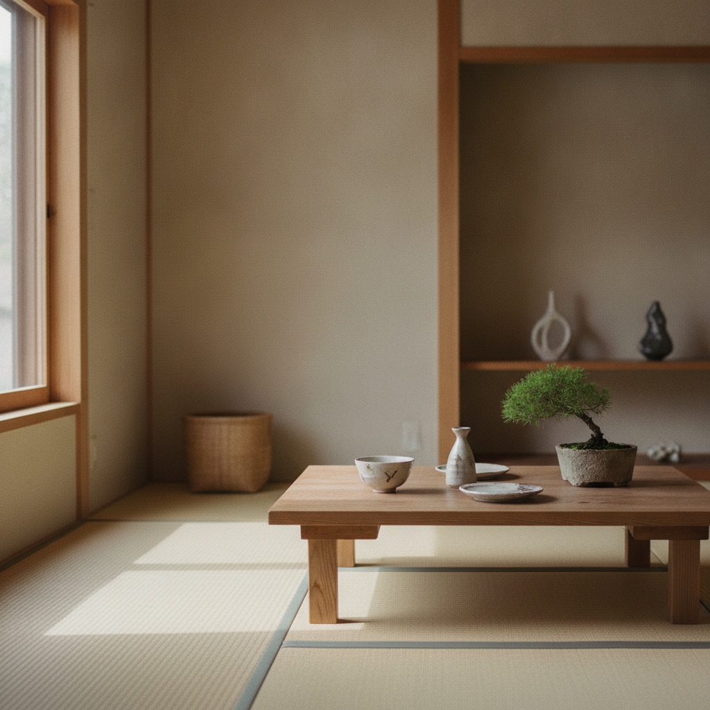 Wabi-sabi în design interior: materiale, lumină și imperfecțiune reală